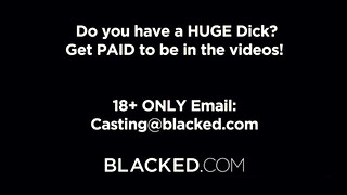 Blacked - Emma Hix puncijában az óriás pénisz