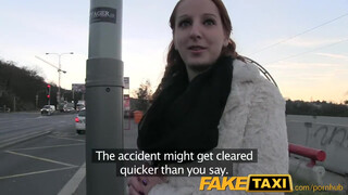 FakeTaxi - Fiatal ápoló lány kúrel a taxiban