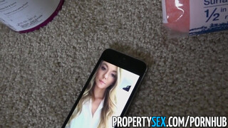 PropertySex - a hölgyemény gyorsan rábukott a faszomra