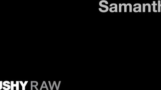 TUSHYRAW - Samantha a szexy hatalmas keblű hölgyemény