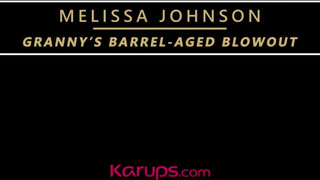 Melissa Johnson a méretes keblű érett nő