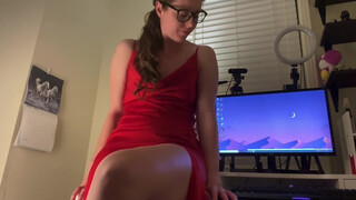 Nadia Foxx a izgató szemüveges spiné